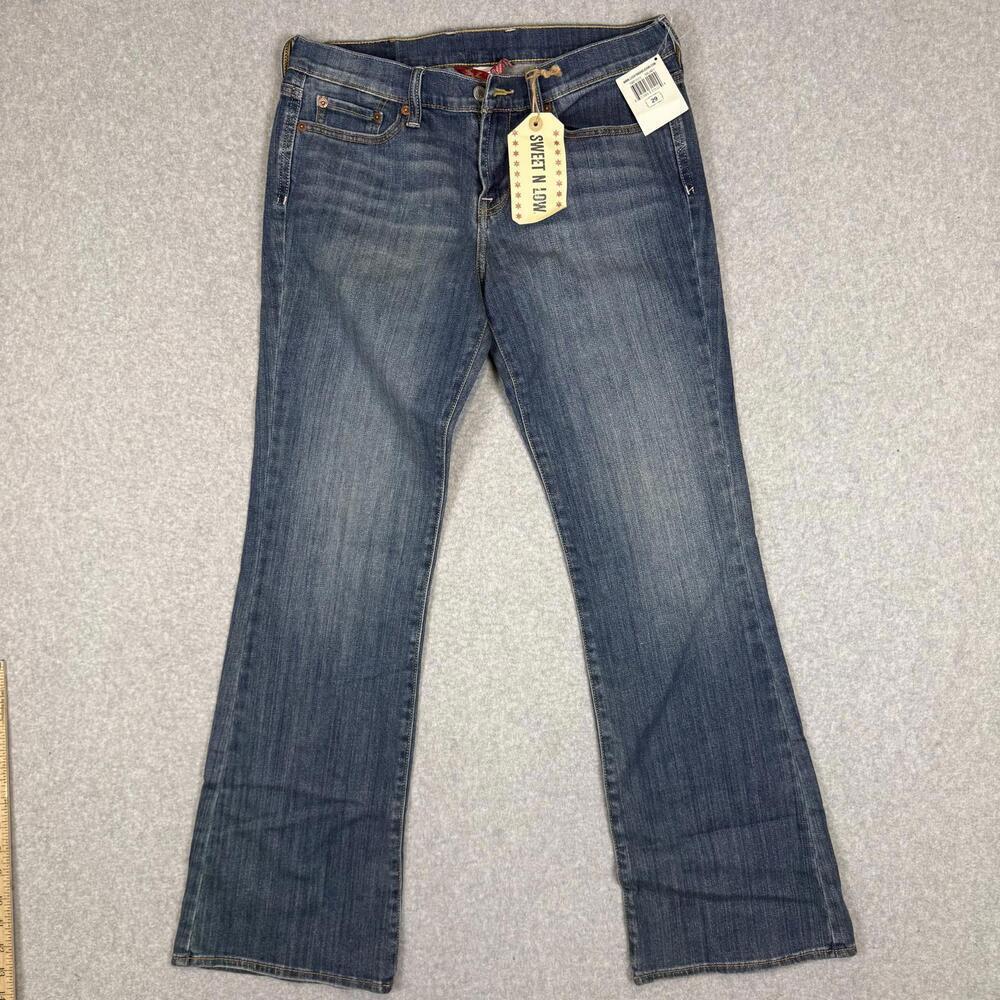 Brand New Lucky Brand Montesano Women's 8/29 Sweet Low Mid Rise Flare Jeans